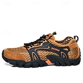 baratos Ténis para Homem-calçados masculinos para caminhadas ao ar livre, malha respirável com sola durável, calçados confortáveis para trilhas
