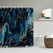 cheap Shower Curtains-Shower Curtain with Hooks 180cm*180cm(70&quot;*70&quot;) Polyester Washable Waterproof Pattern Bathroom Bathtub Decor Abstract Graffiti