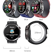 Χαμηλού Κόστους Smartwatch-S26 Έξυπνο Ρολόι 1.43 ίντσες Έξυπνο Ρολόι Bluetooth ECG+PPG Παρακολούθηση Θερμοκρασίας Πεδόμετρο Συμβατό με Android iOS Άνδρες Χωρίς Χέρια Κλήσεις Υπενθύμιση Μηνυμάτων 49mm Ρολόι