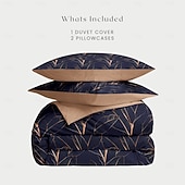 olcso 100% pamut-Virágos növény paplanhuzat teljes méret bútorkészlet ágytakaró puha könnyű töltött párnahuzattal 2 párnához nyárra tavaszra