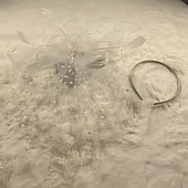 お買い得  結婚式のファシネーター-ヘッドピース チュール 羽毛 結婚式 パーティー エレガント 結婚式 と 水玉 かぶと 帽子