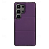 economico Cover Samsung-telefono Custodia Per Samsung Galaxy S24 S24 Ultra Plus S23 S22 S21 S20 Ultra Plus FE S25 S25 più S25 Ultra Per retro Con supporto A calamita Slot per schede Retrò TPU pelle sintetica