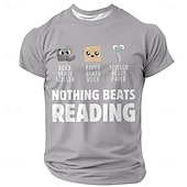 billige Morsomme T-skjorter for menn-Herre Morsom Slang T skjorte Kortermet T skjorte 3D-utskrift Crew-hals Skjorte Mote Daglig Gate Daglig Svart Blå Grønn Sommer Vår Klær S M L XL XXL XXXL