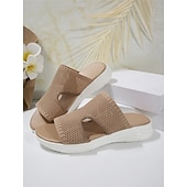 billige Komfortsandaler-slip-on mesh-sklier for kvinner - lette pustende komfortsandaler for fritidsklær og utendørsaktiviteter