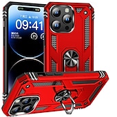 abordables Carcasas iPhone-Funda para iPhone 16 Pro Max Plus iPhone 15 Pro Max Plus iPhone 14 13 12 11 Pro Max Plus Carcasa trasera con soporte magnético antichoque retro TPU PC