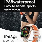 abordables Relojes inteligentes-696 HT31 Reloj inteligente 1.72 pulgada Smartwatch Reloj elegante Bluetooth Podómetro Recordatorio de Llamadas Seguimiento del Sueño Compatible con Android iOS Mujer Hombre Llamadas con Manos Libres