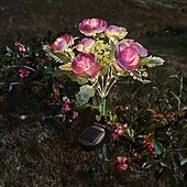 Lot de 2 lampes solaires en forme de fleur pour extérieur, éclairage de paysage, de terrasse, de jardin, étanche, pour jardin, terrasse, pelouse, clôture, décoration de vacances abordables Éclairage paysager-Lot de 2 lampes solaires en forme de fleur pour extérieur, éclairage de paysage, de terrasse, de jardin, étanche, pour jardin, terrasse, pelouse, clôture, décoration de vacances