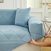 baratos Cobertura de Sofa-capa de sofá de tecido jacquard elástico capa de sofá elástica secional em forma de l capa de sofá de canto para sala de estar 1/2/3/4 assentos
