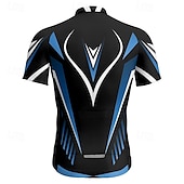 abordables Maillots pour hommes-Homme Maillot Velo Cyclisme Manche Courte Cyclisme Tee-shirt Maillot avec 3 poches arrière VTT Vélo tout terrain Respirable Séchage rapide Conception anatomique Mèche Jaune Rouge Bleu Des sports