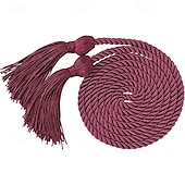 abordables Costumes Carrière et Déguisements Profession-Lot de 10 cordons d&#039;honneur de remise de diplôme de 67 pouces, cordons d&#039;honneur à pompon de remise de diplôme, cordons d&#039;honneur en vrac pour étudiants diplômés