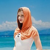 billiga Hemma kläder-Kylande hoodie handduk absorberande snabbtorkande kylhanddukar för nacke och ansikte UV-solskydd kylande nacke wraps sporthuvud kylhandduk varmt väder