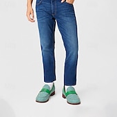 baratos Sapatos de Tecido Texturizado-Homens Mocassins e Slip-Ons Pele PU Tecido de náilon Respirável Confortável Antiderrapante Com Cadarço Verde Outono Inverno
