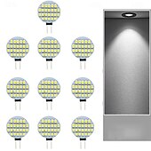 abordables Ampoules LED double broche-10 pcs ampoules LED bi-broches 250 lm g4 t 24 perles LED smd 2835 blanc chaud blanc dc12 v éclairage de salon source de lumière ampoule