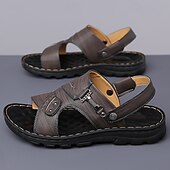 billiga Semester Sandaler-snygga sandaler för män med spänne och slitstark sula, lämpliga för sommarevenemang och dagligt bruk