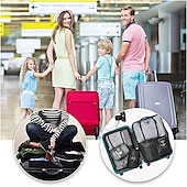 cheap Luggage &amp; Travel Storage-8-Piece Compression Packing Cubes Set for Travel, Luggage Organizer, Clothing and Accessories Sorting Storage Bags, Suitcase Organizing Set for Efficient Packing