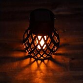 cheap Landscape Lights-4 Pcs Led Outdoor Solar Lights Patio Lights Powered Small Hanging Ball Flame Lamp Hollow Hanging Lamp Tree Branch Atmosphere Led Lamp Courtyard Garden Pendant Light