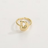 economico I regali-anello con lettera personalizzata, regalo per la mamma, anello con alfabeto regolabile placcato oro 18k, finitura liscia, anello iniziale a fascia aperta, gioielli eleganti per le donne