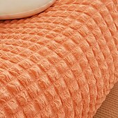 baratos Capa do sofá futon.-1pc capa elástica para sofá de chão sem braços capa para sofá preguiçoso relax seersucker capa elástica para sofá único capa de almofada para sala de estar casa