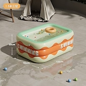 billiga Pooler, Bubbelbad &amp; Förnödenheter-uppblåsbara pooler i full storlek, bärbar uppblåsbar pool, uppblåsbar pool, hopfällbara uppblåsbara pooler, perfekta vattenaktiviteter för inomhus och utomhus sommarsäsong