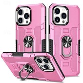 お買い得  iPhone用ケース-iPhone 16 Pro Maxプラス iPhone 15 Pro Maxプラス iPhone 14 13 12 11 Pro Maxプラス バックカバー リングホルダー 磁気 ショックプルーフ レトロ PC用の電話ケース