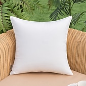 cheap Outdoor Pillow &amp; Covers-Solid Color Pillowcase Outdoor Waterproof Technology Pillowcase Coated Outdoor Garden Sofa Cushion Modern Simple 1pc
