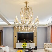 cheap Chandeliers-4-Light 6-Light 50 cm Pendant Lantern Design Chandelier Metal Painted Finishes Modern 110-120V 220-240V