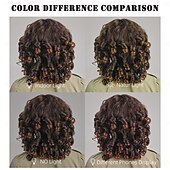 お買い得  最高品質ウィッグ-人工毛ウィッグ ウェーブ カーリーウィーブ レイヤード・ヘアカット アシメントリー・ヘアカット 機械製 かつら 81cm A1 合成 女性用 クラシック 快適 カラーグラデーション マルチカラー