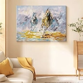cheap Animal Paintings-Animal oil painting handmade Abstract horse Oil Painting On Canvas hand painted Modern animla Oil Painting Hand Painted Large horse oil painting Wall Art animal painting For Home Decor