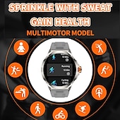 Χαμηλού Κόστους Smartwatch-696 SK50 Εξυπνο ρολόι 1.93 inch Έξυπνο ρολόι Bluetooth Βηματόμετρο Υπενθύμιση Κλήσης Παρακολούθηση Ύπνου Συμβατό με Android iOS Γυναικεία Άντρες Κλήσεις Hands-Free Υπενθύμιση Μηνύματος IP 67