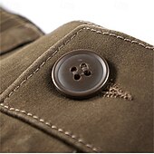 cheap Work Shorts-Men's Dress Shorts Work Shorts Golf Shorts Pocket Plain Comfort Breathable Knee Length Outdoor Business Sports Casual Black Blue