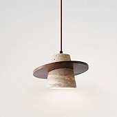 economico Luci a sospensione-20 cm Design di Lanterna a Sospensione Forme Geometriche Lampada a sospensione Pietra Stile Artistico Stile Vintage Stile Moderno Vintage Rustico 110-120V 220-240V