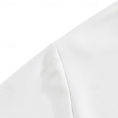  Homens Camisa de golfe Polos Piquê Casual O negócio gola pólo com nervuras Manga Curta Moda Básico Côr Sólida Botões Verão Primavera & Outono Normal Branco Verde Claro Azul Marinho Camisa de golfe