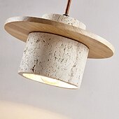 cheap Pendant Lights-20 cm Pendant Lantern Design Geometric Shapes Pendant Light Stone Artistic Style Formal Style Vintage Style Vintage Country 110-120V 220-240V