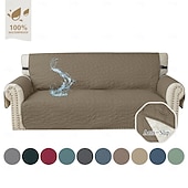 billige Sofa trekk-vanntett sofatrekk for pute sofatrekk for hunder vanntett møbelbeskyttertrekk med skumpinner elastiske stropper for kjæledyrkatt