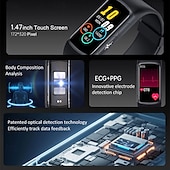 economico Smartwatch-696 H8 Orologio Smart Tracker Fitness Monitor del Sonno Promemoria Chiamata Bluetooth Android iOS 1.47