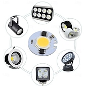 preiswerte Leuchtbirnen-10 Stück COB LED-Lichtchip-Perlen 3 W 5 W 7 W 10 W 220 V LED-Lampen-Chips Licht Smart IC-Treiber passend für DIY LED-Strahler Flutlicht