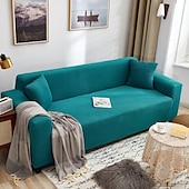 ieftine Cuvertură Canapea-husă de canapea din țesătură jacquard elastic husă de canapea extensibilă husă de canapea în formă de L husă de colț pentru sufragerie 1/2/3/4 locuri