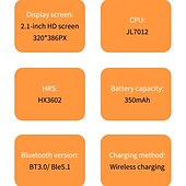 Χαμηλού Κόστους Smartwatch-696 GW20 Εξυπνο ρολόι 2.1 inch Έξυπνο ρολόι Bluetooth ΗΚΓ + PPG Βηματόμετρο Υπενθύμιση Κλήσης Συμβατό με Android iOS Γυναικεία Άντρες Κλήσεις Hands-Free Υπενθύμιση Μηνύματος IP 67 Θήκη ρολογιού 41mm