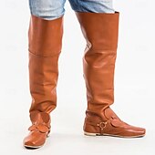 levne obuv-Retro Středověké Renesanční Boty Pánské Dámské Unisex Keltské Pirát předvečer Všech svatých Karneval Plesová maškaráda Večírek Plesová maškaráda Dospělé Boty