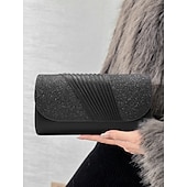 cheap Handbags-Handbag leatherette Wedding Evening Party Elegant Wedding With Pure Color Evening Handbag