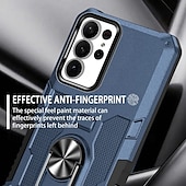 abordables Carcasas Samsung-Funda para teléfono para Samsung Galaxy S24 S23 S22 S21 Ultra Plus A55 A35 A25 A15 5G A34 A54 A73 A53 A33 A23 A13 A72 A52 A32 A22 A12 Cubierta trasera soporte magnético a prueba de golpes retro PC