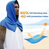 billiga Hemma kläder-Kylande hoodie handduk absorberande snabbtorkande kylhanddukar för nacke och ansikte UV-solskydd kylande nacke wraps sporthuvud kylhandduk varmt väder