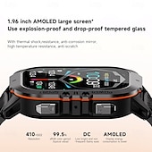 levne Chytré hodinky-696 Chytré hodinky Fitness Tracker ECG PPG Bluetooth Upozornění na hovor Android iOS IP67 44mm 1.96