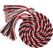abordables Costumes Carrière et Déguisements Profession-Lot de 10 cordons d&#039;honneur de remise de diplôme de 67 pouces, cordons d&#039;honneur à pompon de remise de diplôme, cordons d&#039;honneur en vrac pour étudiants diplômés