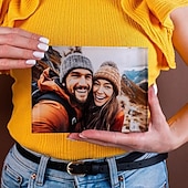 cheap Wedding Gift-Personalized Photo Block Acrylic Glass Photo Block Custom Acrylic Block Photo Crystal Wedding gift Birthday Father&#039;s Day Weddings