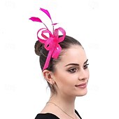 preiswerte Faszinator-Kopfstück Federn Sinamay Hochzeit Abendgesellschaft Elegant Hochzeit Mit Feder Kopfschmuck Kopfbedeckung