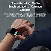 cheap Smart Wristbands-696 P114 Smart Watch 1.85 inch Smart Band Fitness Bracelet Bluetooth Pedometer Call Reminder Sleep Tracker Compatible with Android iOS Women Men Hands-Free Calls Message Reminder IP 67 40mm Watch Case