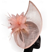 preiswerte Faszinator-Kopfstück Leinenoptik Federn Hochzeit Abendgesellschaft Elegant Hochzeit Mit Feder Kopfschmuck Kopfbedeckung