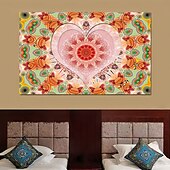 billiga Mandala Tapestry-Mandala Hängande Tapestry Vaggkonst Stort Tapestry Mural Dekor Fotograf Bakgrund Filt Gardin Hem Sovrum Vardagsrum Dekoration