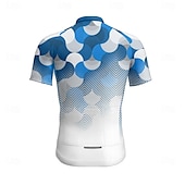 abordables Maillots pour hommes-Homme Maillot Velo Cyclisme Manche Courte Cyclisme Tee-shirt Maillot avec 3 poches arrière VTT Vélo tout terrain Respirable Séchage rapide Conception anatomique Mèche Rose foncé Pourpre foncé Rouge